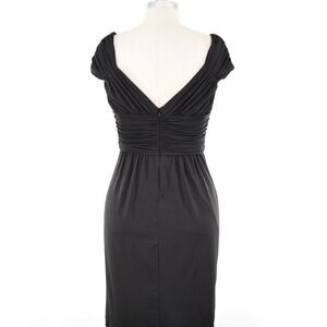 Black Ruched Dress